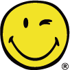 Smiley World logo with a yellow smiley face and black text.