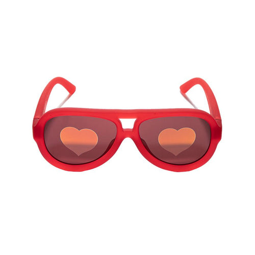 Aviator Kids Sunglasses Raspberry Red | 3 - 12+ Years - SmileyWorld
