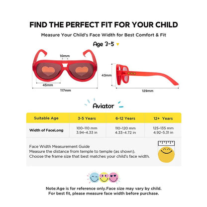 Aviator Series - Raspberry Red | Family Matching (Kids & Adults) - SmileyWorld