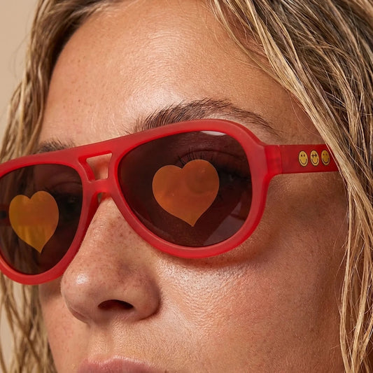 Aviator Series - Raspberry Red | Sunset Mood - SmileyWorld