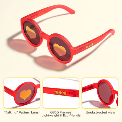 Round Series - Raspberry Red | Junior Edition (3 - 12Y) - SmileyWorld