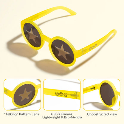 Round Series - Sunlight Yellow | Baby to Junior (0 - 12Y) - SmileyWorld